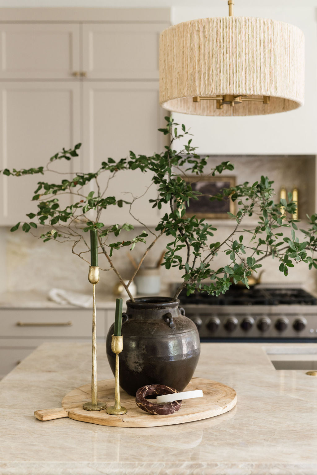 Vintage Dark Clay Storage Jar
