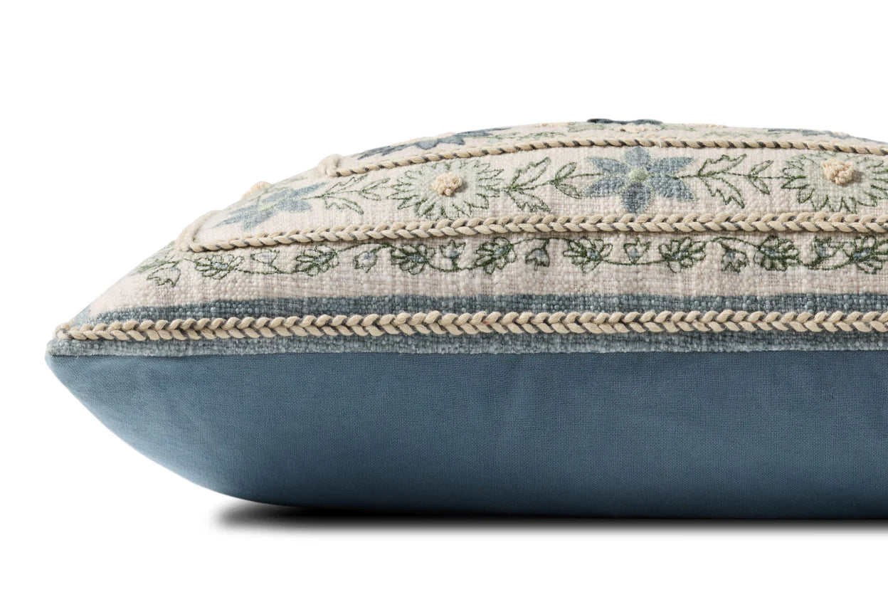 Blue Meadow Lumbar Pillow