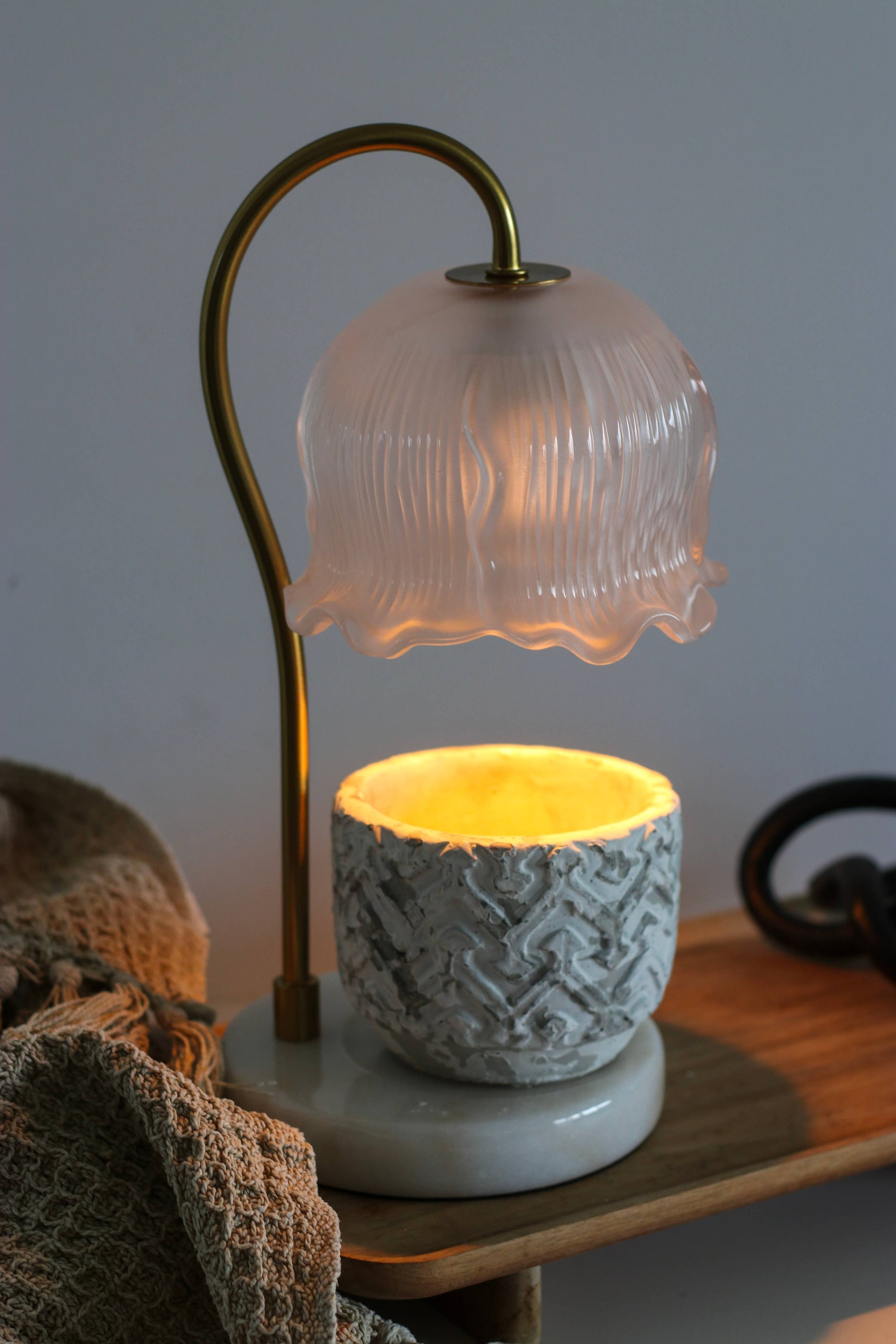 Floral Candle Lamp