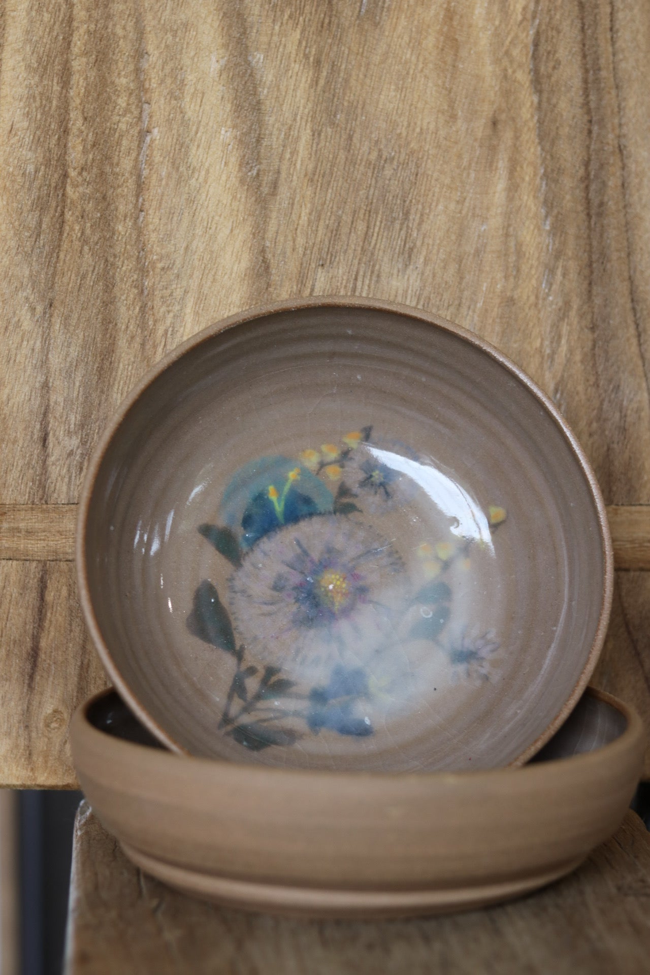 Watercolor Bloom Serving Bowl