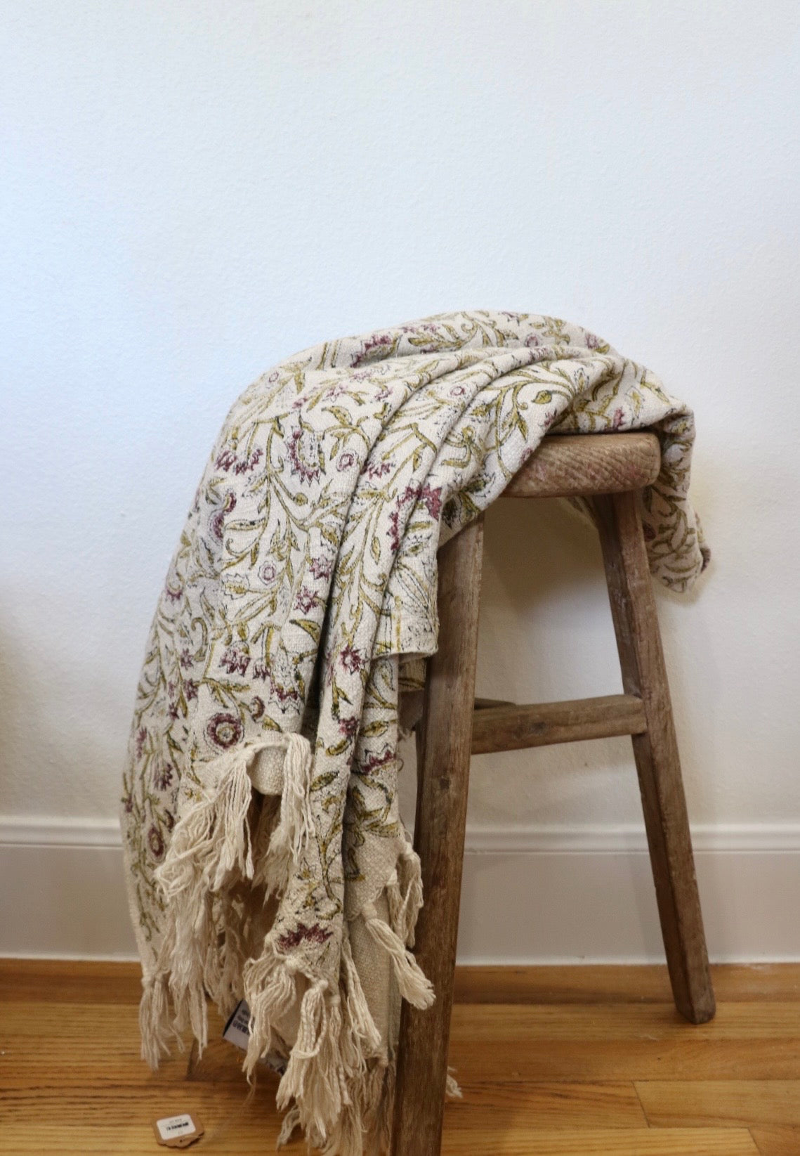 Floral Cotton Throw
