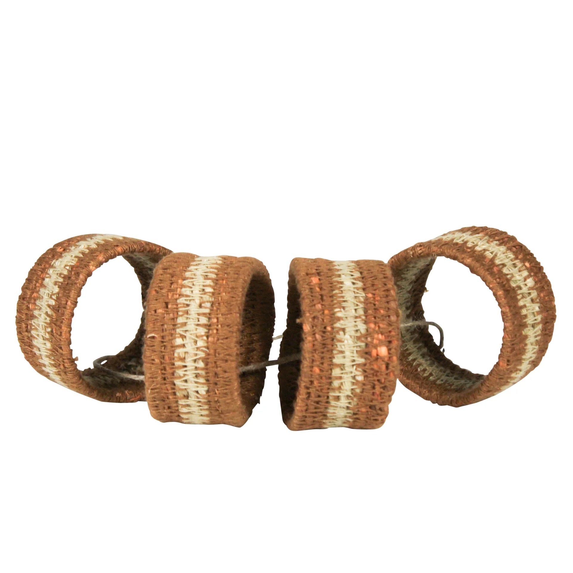 Rust Seagrass Napkin Ring