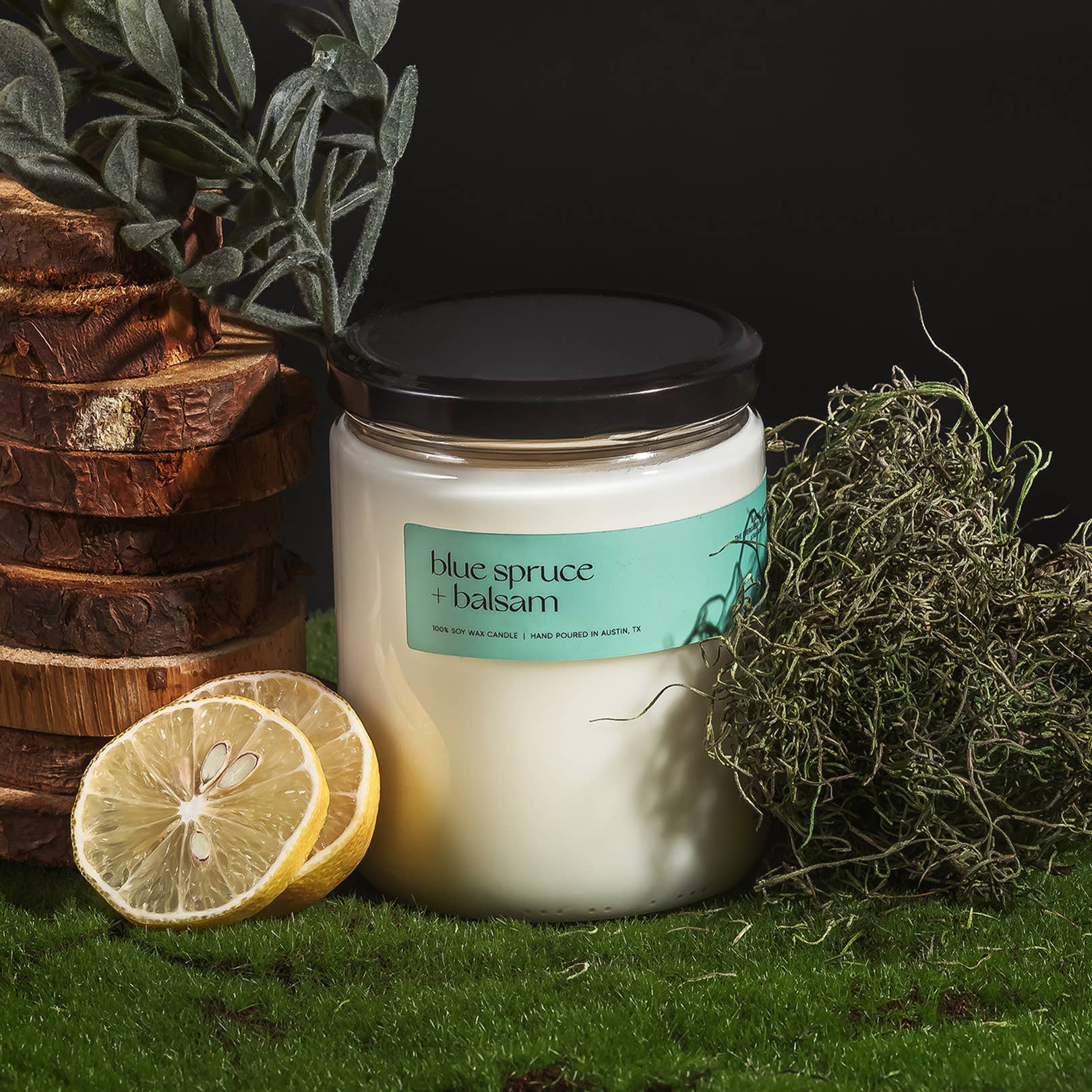 Blue Spruce + Balsam - Large Soy Candle