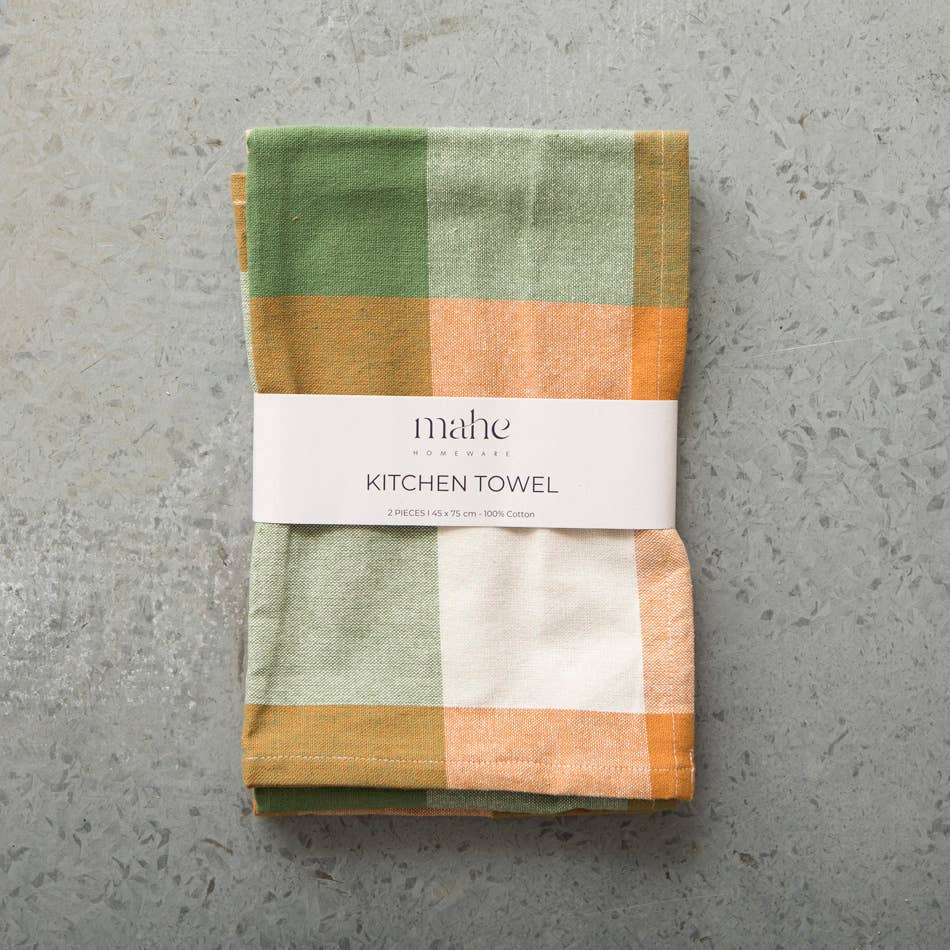 Spice Market Gingham Tea Towel