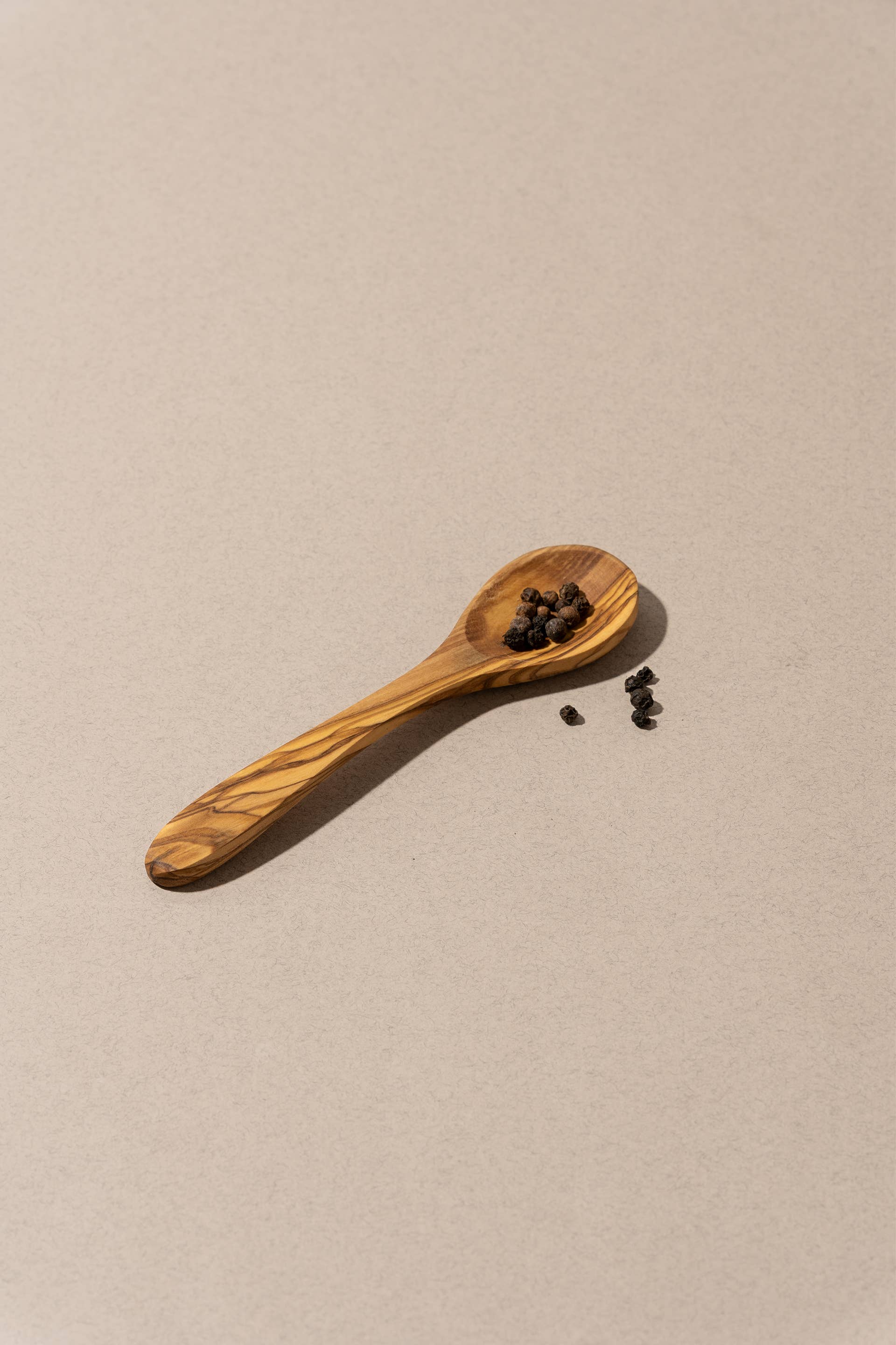 Natural Olive Wood Coffee Spoon