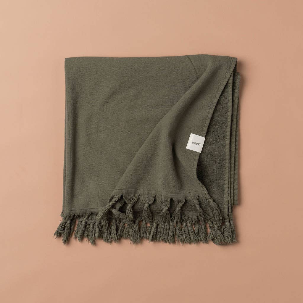 Turkish Hand Towel - Olive