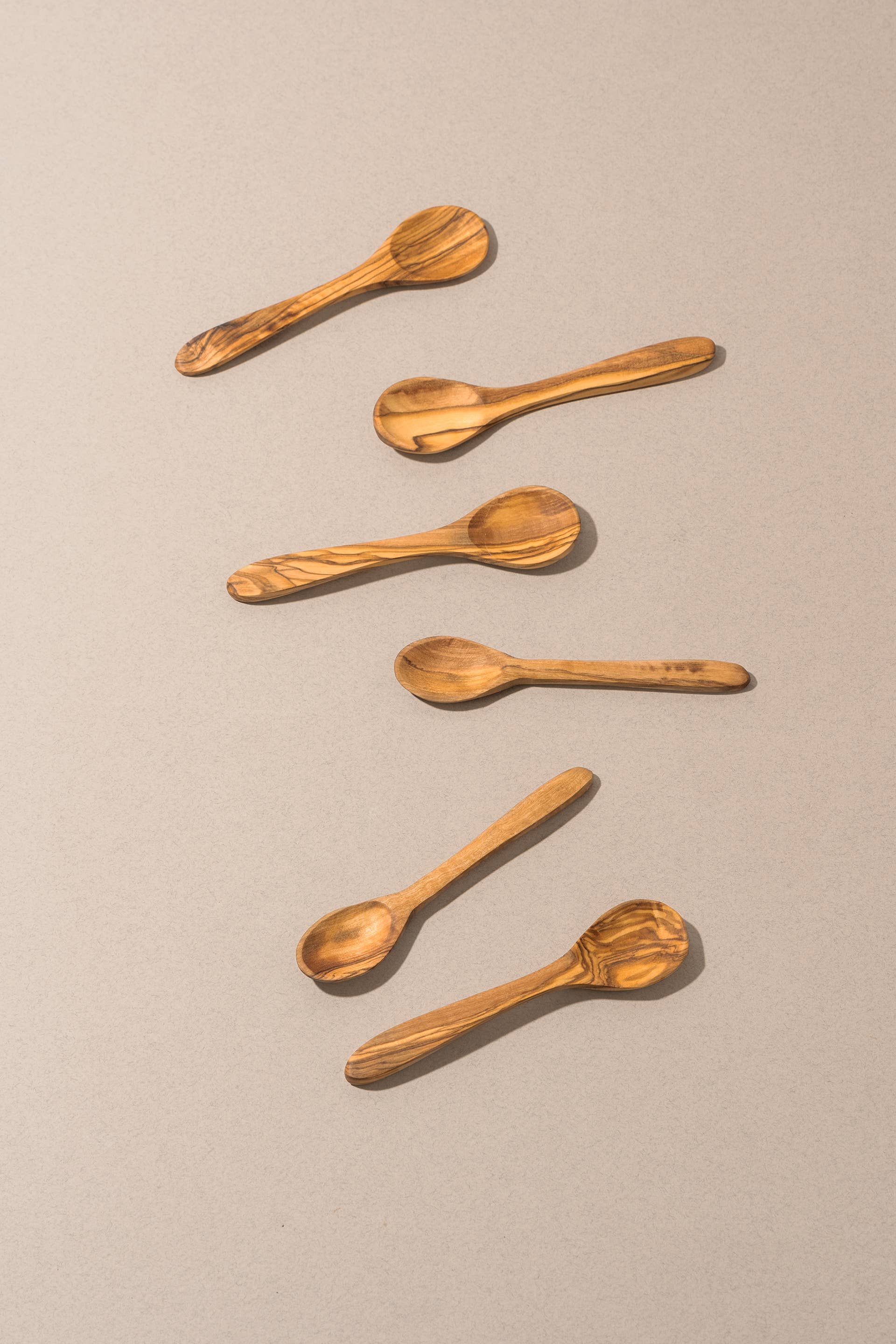 Natural Olive Wood Coffee Spoon