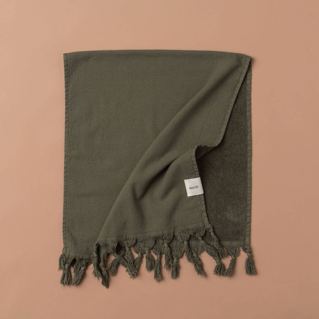 Turkish Hand Towel - Olive
