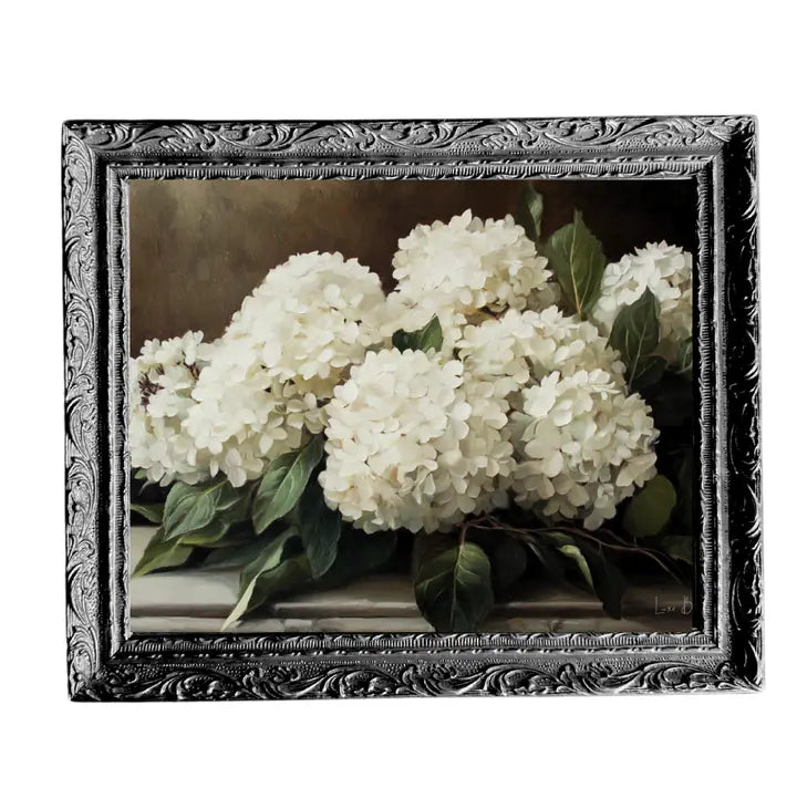 Hydrangeas Framed Art