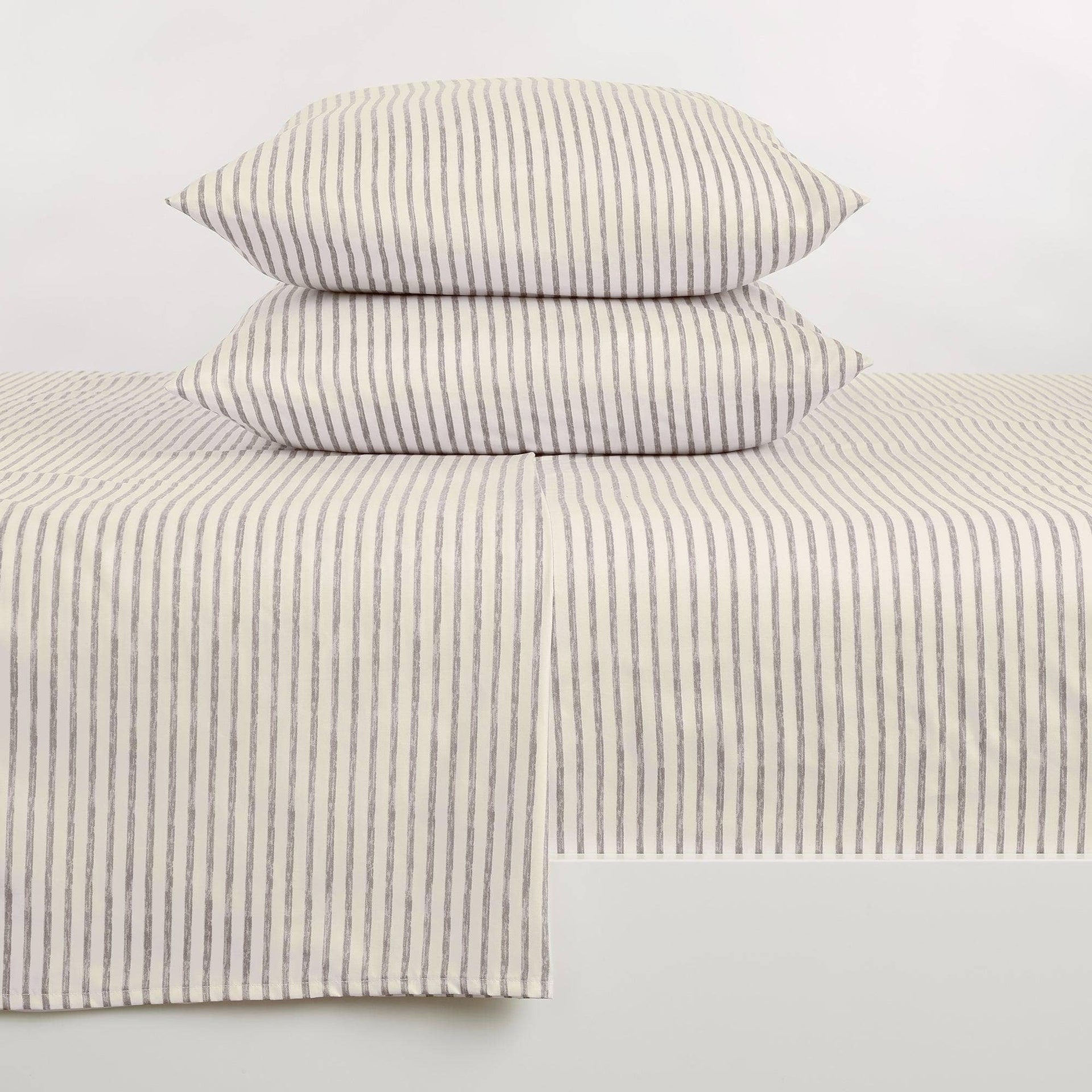 Striped Microfiber Sheet Set