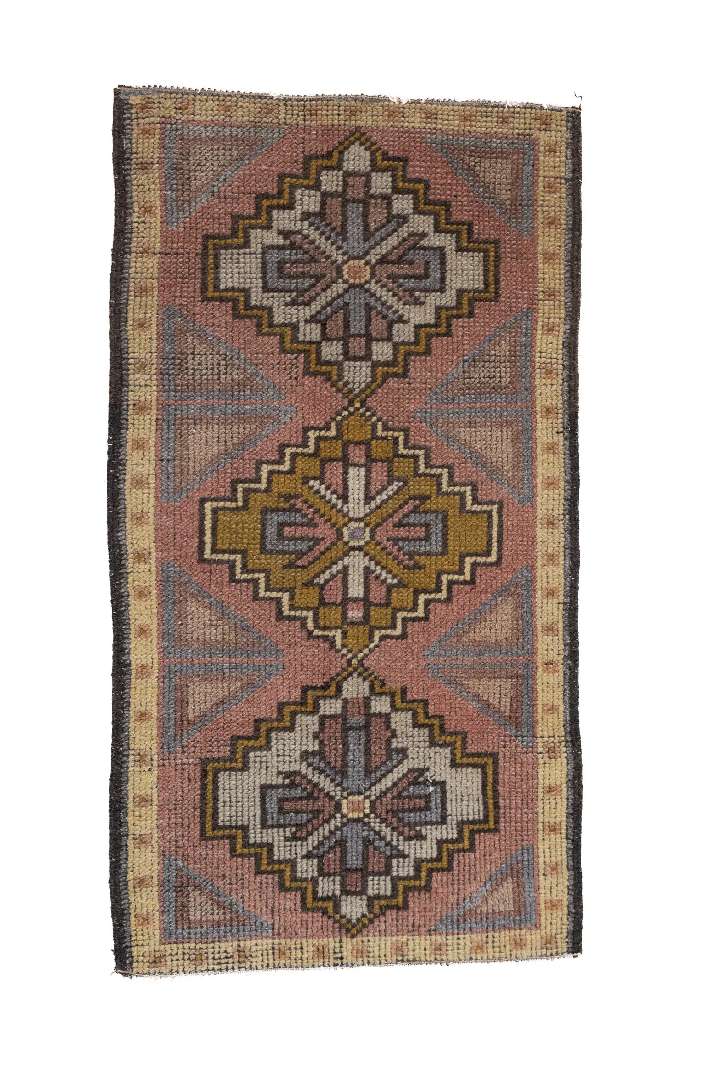 Triple Diamond Vintage Rug