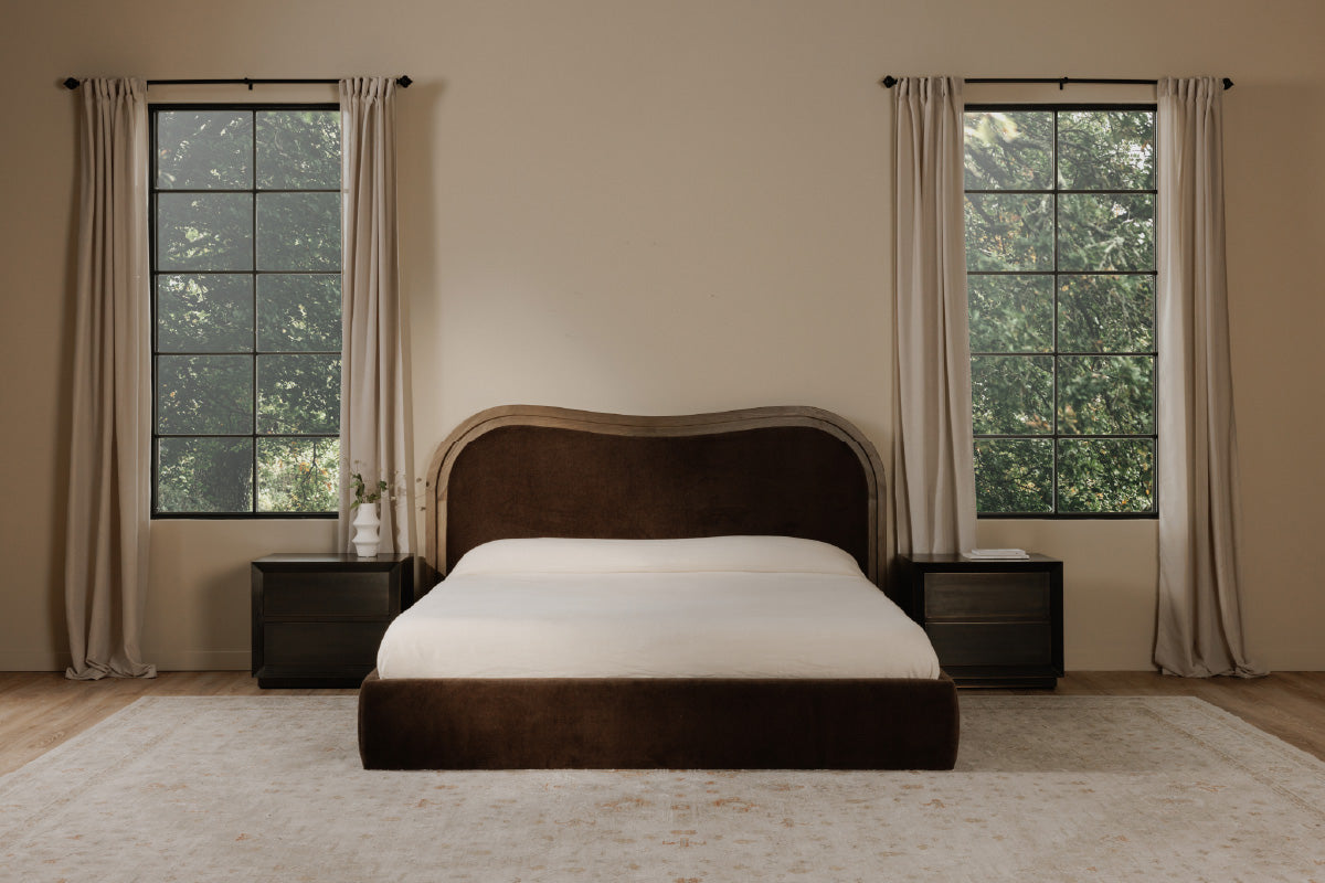 Haven King Bed Warm Brown