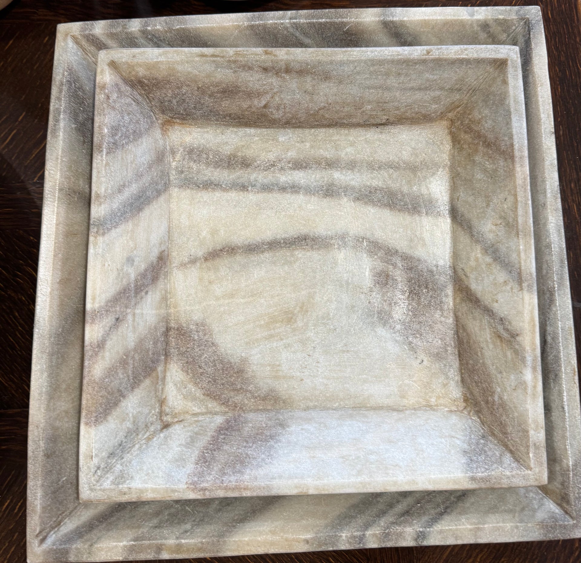 Artisan Square Marble Display Trays