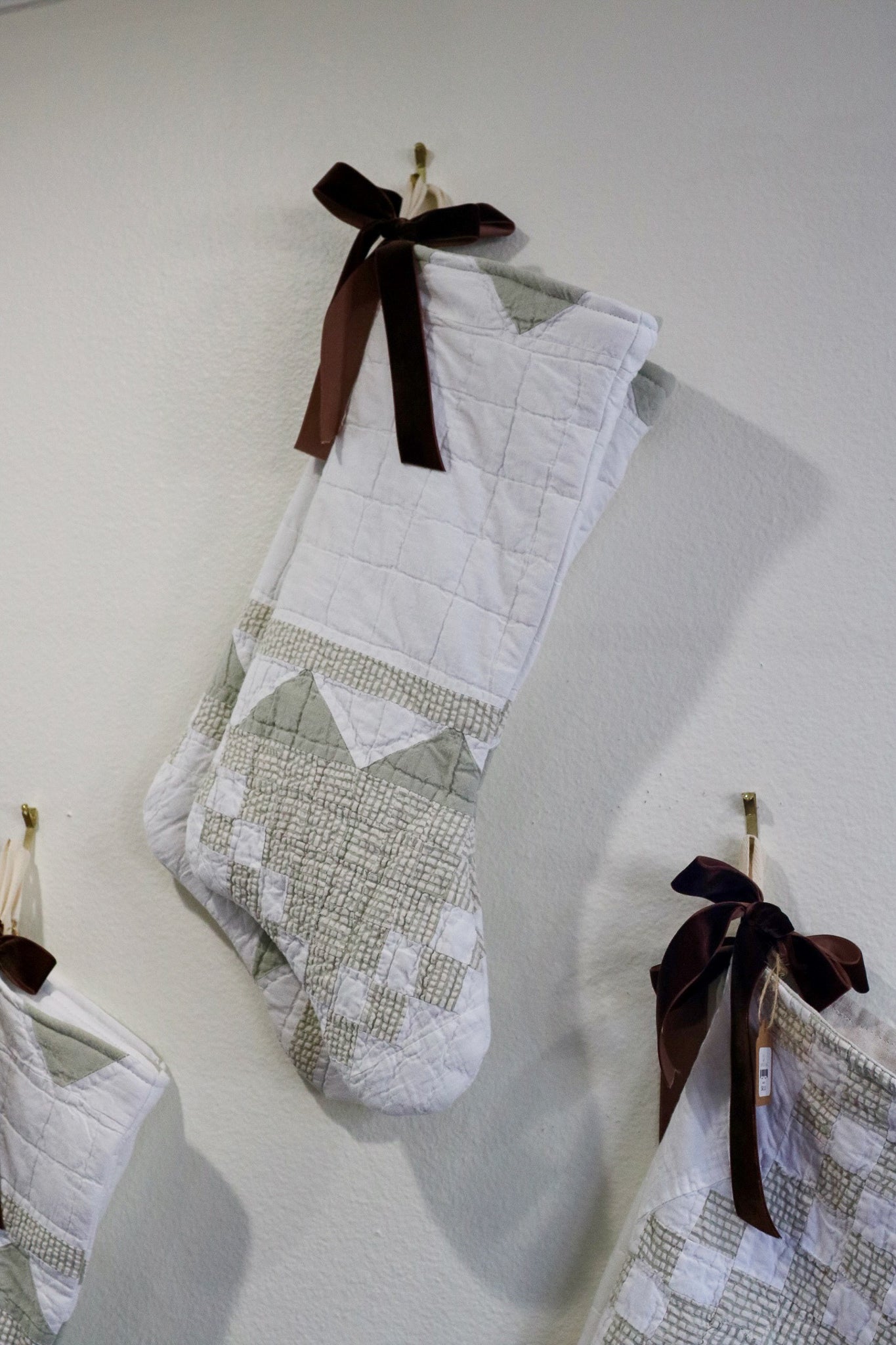 Handmade Vintage Quilt Holiday Stocking