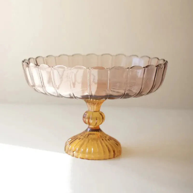 Scalloped Pedestal Bowl