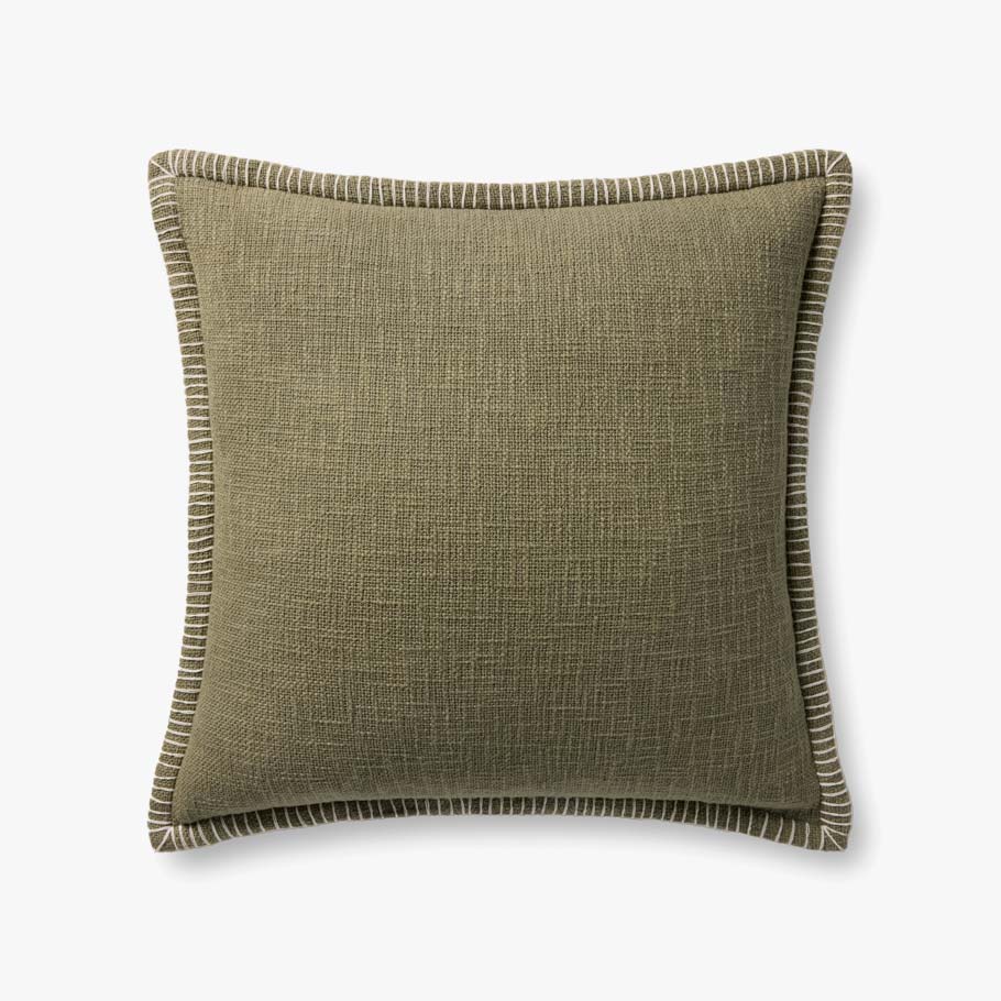 Moss Edge Pillow 22"x22"