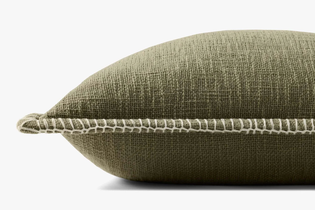 Moss Edge Pillow 22"x22"