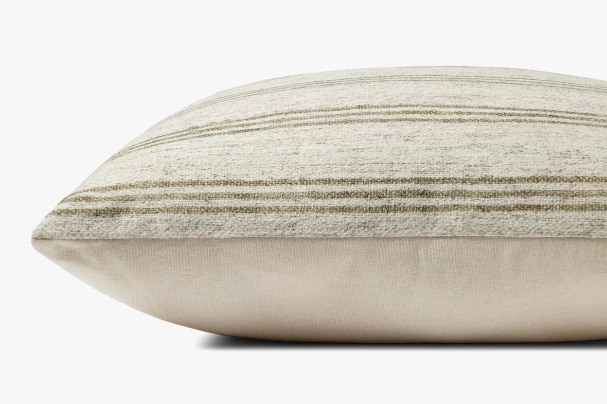 Ivory / Olive 22"x22" Cover