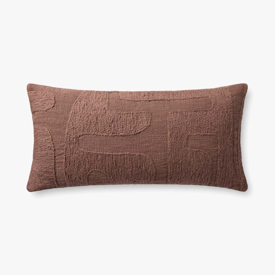 Mauve Lumbar 12"x27" Cover