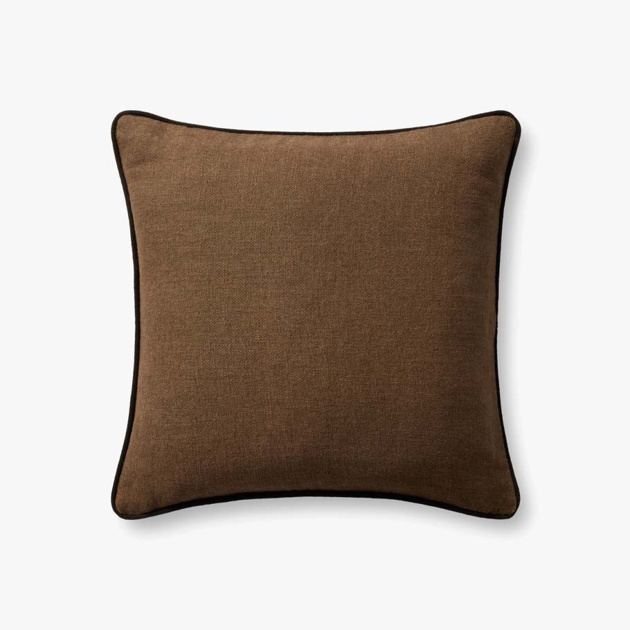 Hudson Brown / Black 20"x20" JB X Pillow Cover