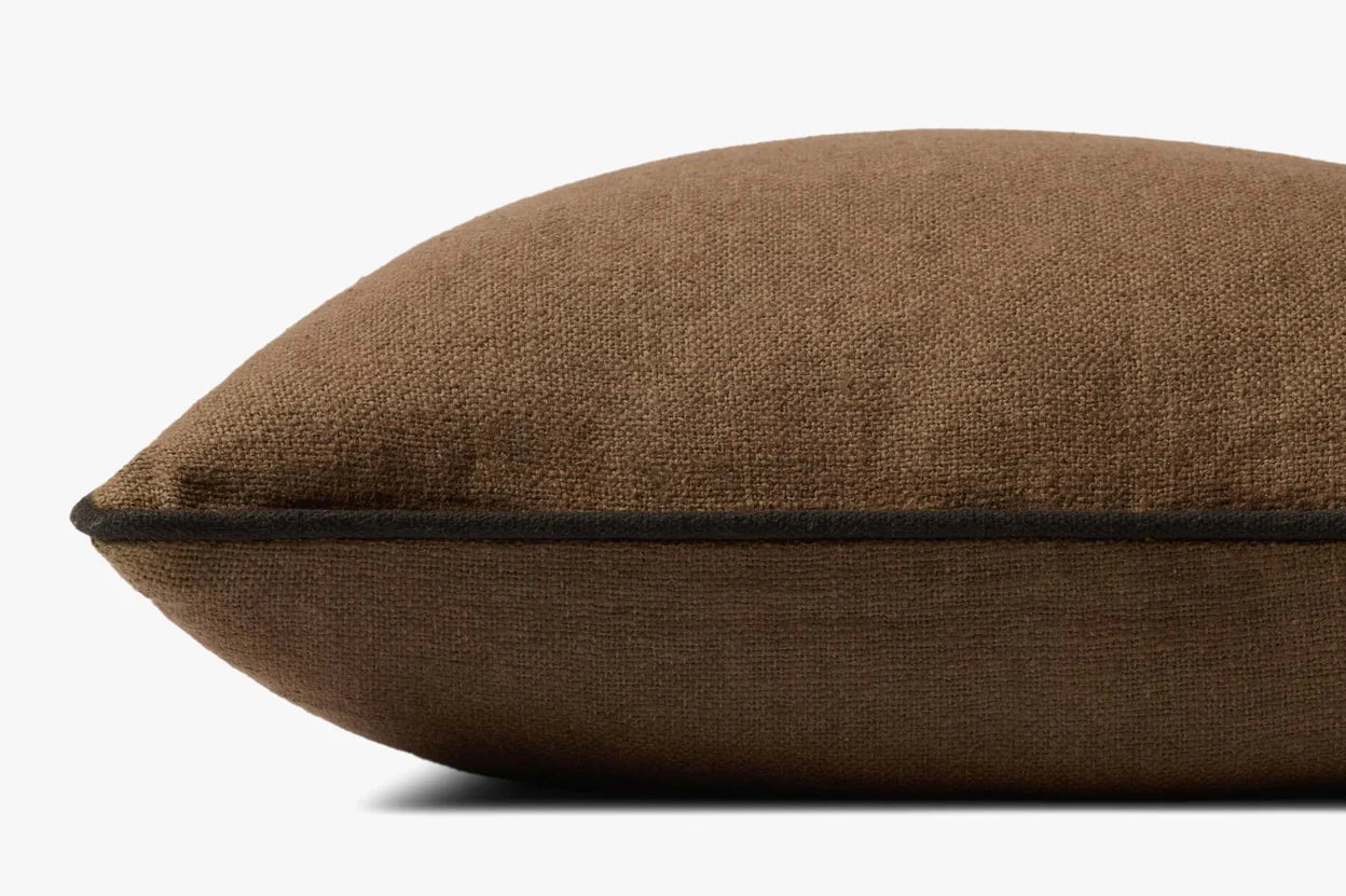 Hudson Brown / Black 20"x20" JB X Pillow Cover