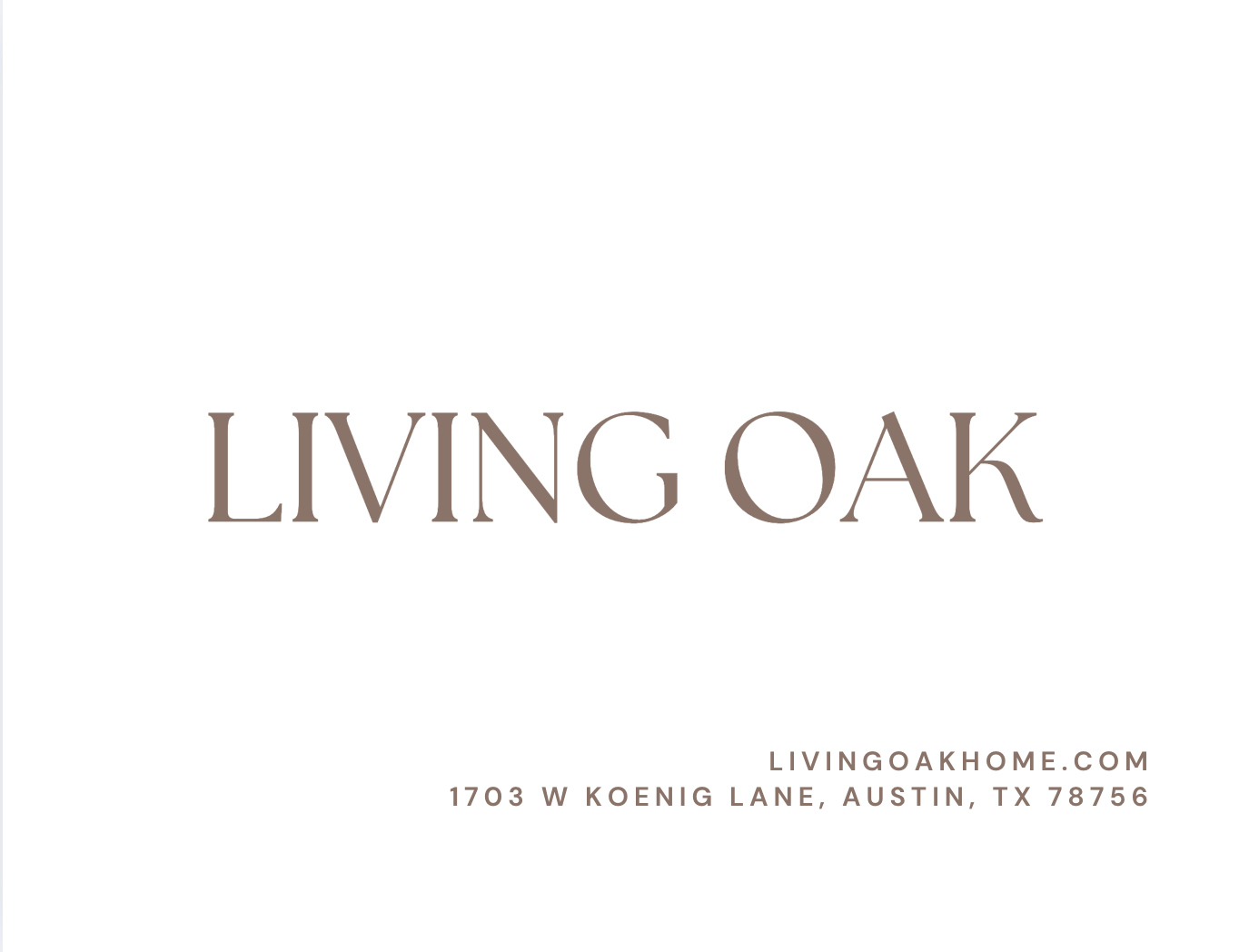 Living Oak Gift Card