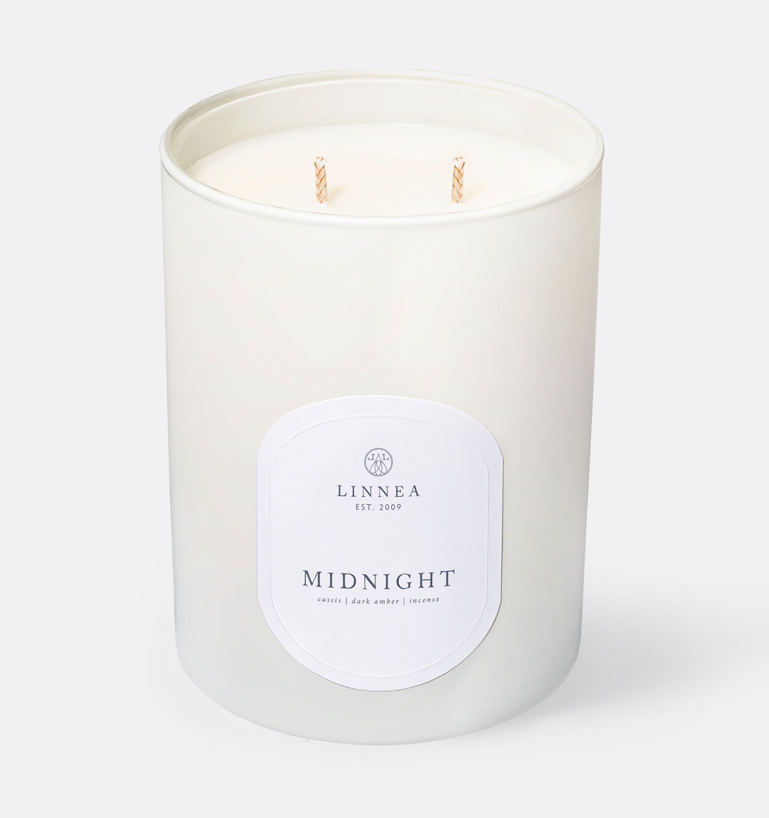 Linnea Midnight Large 2-wick Candle