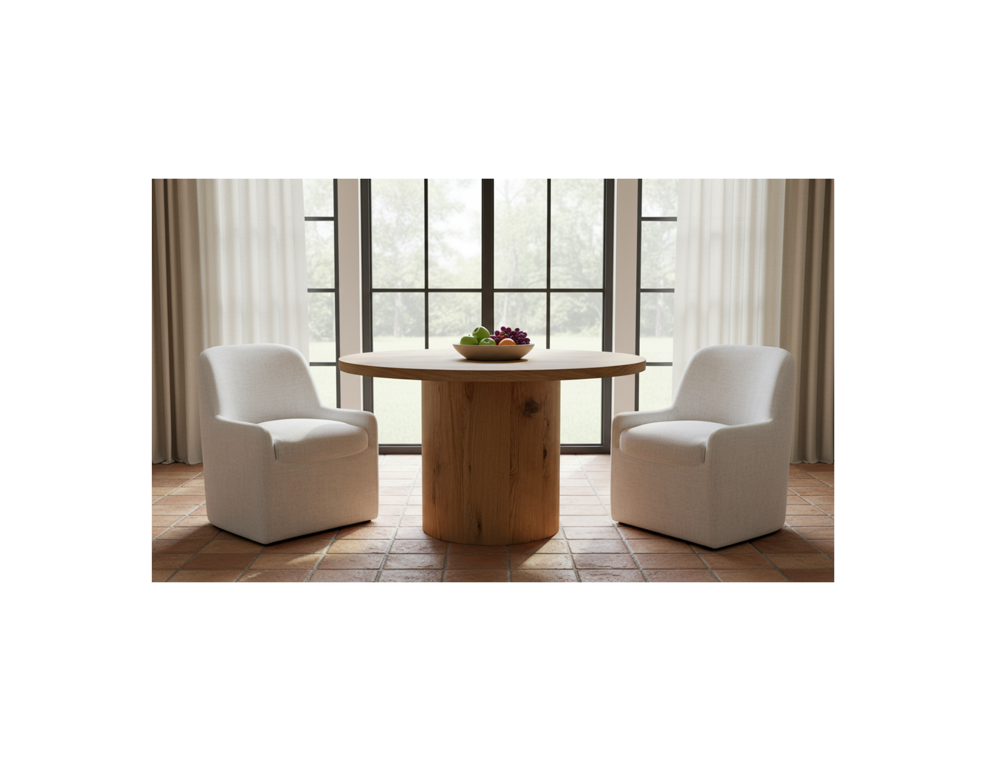 Silas Dining Table Rustic Oak