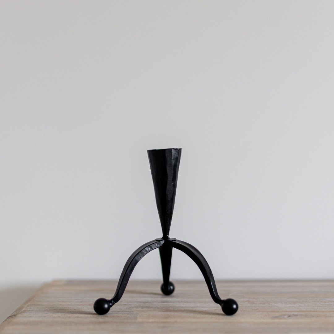 Iron Taper Candle Holder
