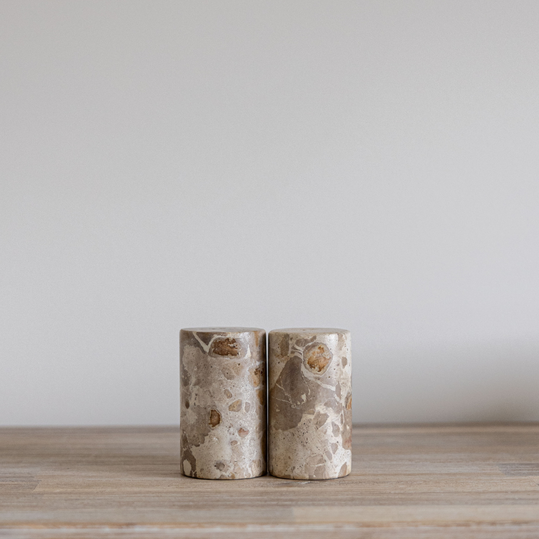 Marble Salt & Pepper Shakers