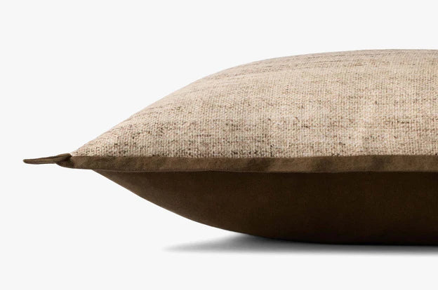 Loloi Brown/Ivory Pillow - Cover Only