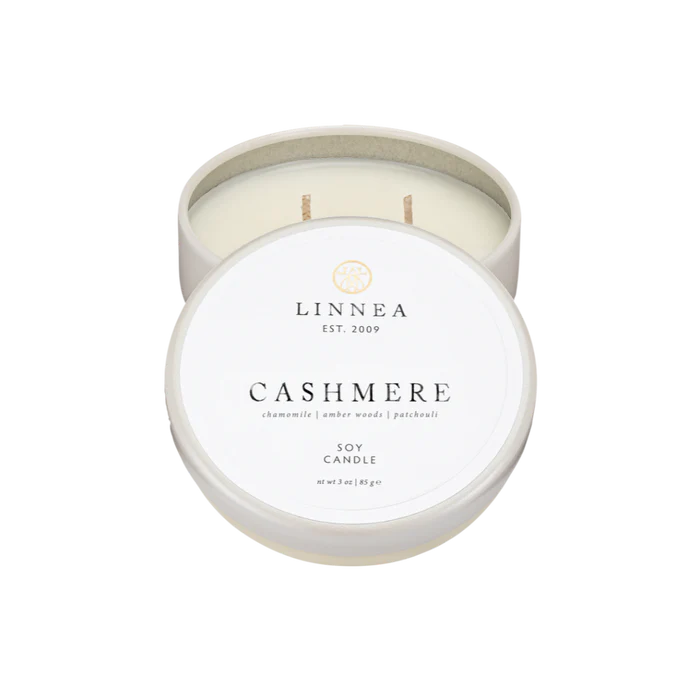 Linnea Cashmere Petite 2-wick Candle