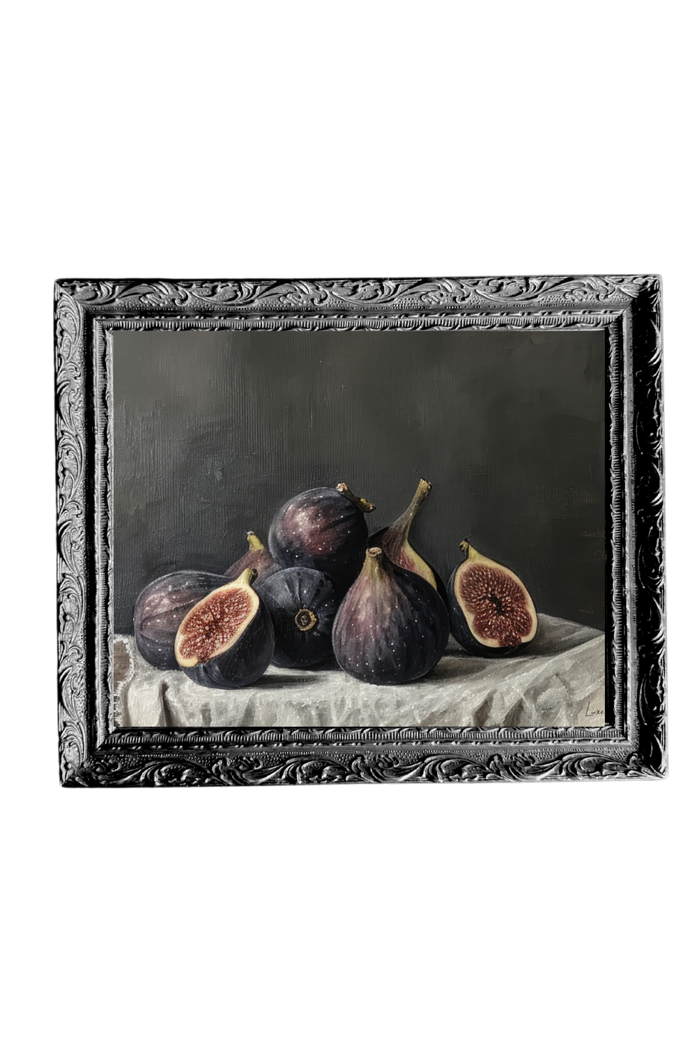 Seasonal Fig | French Black Mould Framed Art