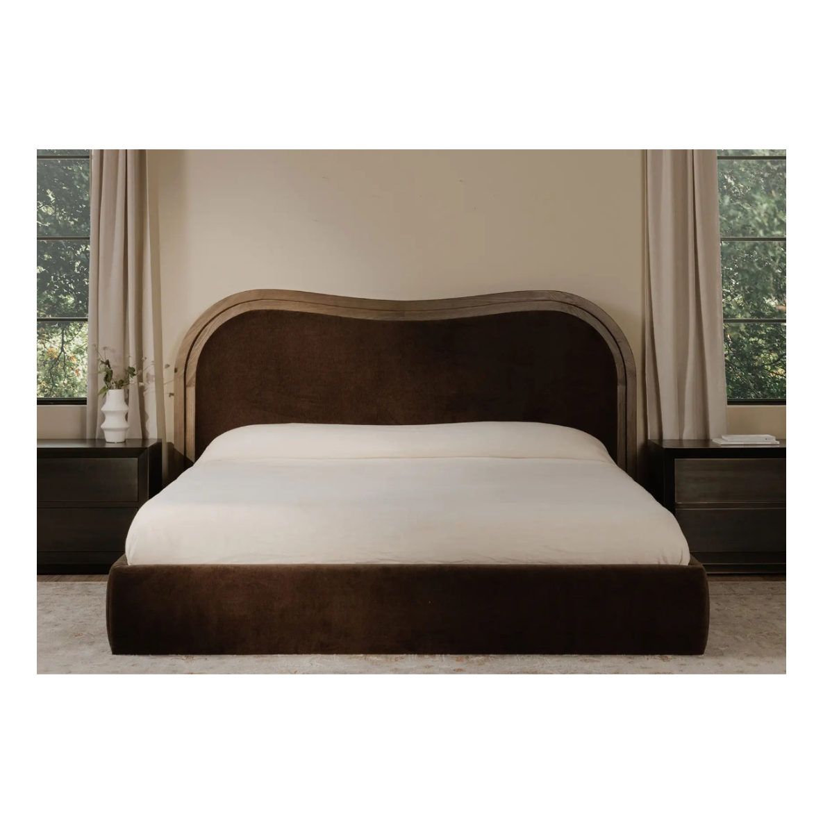 Haven King Bed Warm Brown