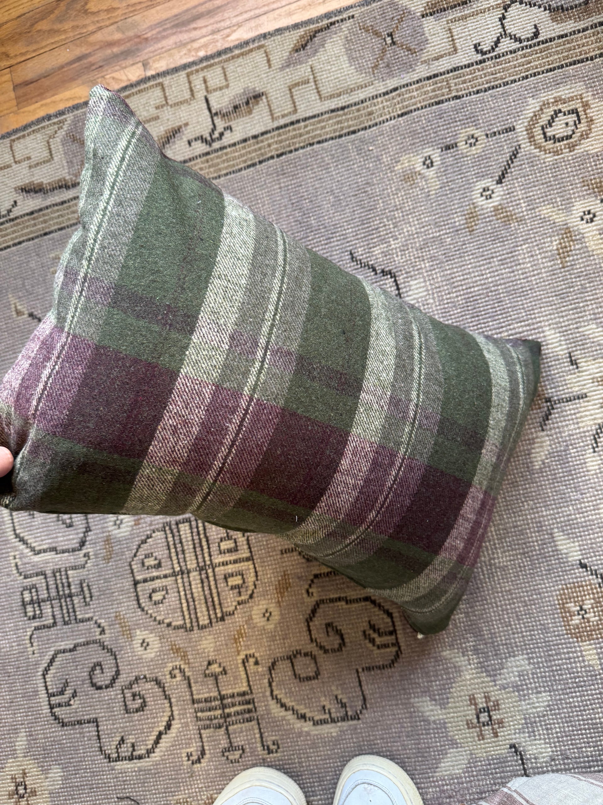 Custom Plaid Lumbar - Cover Only