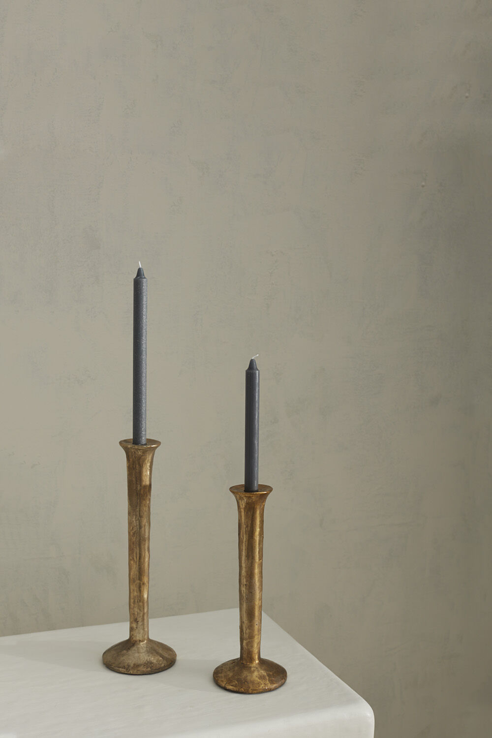 Hearth Glow Gold Candlestick