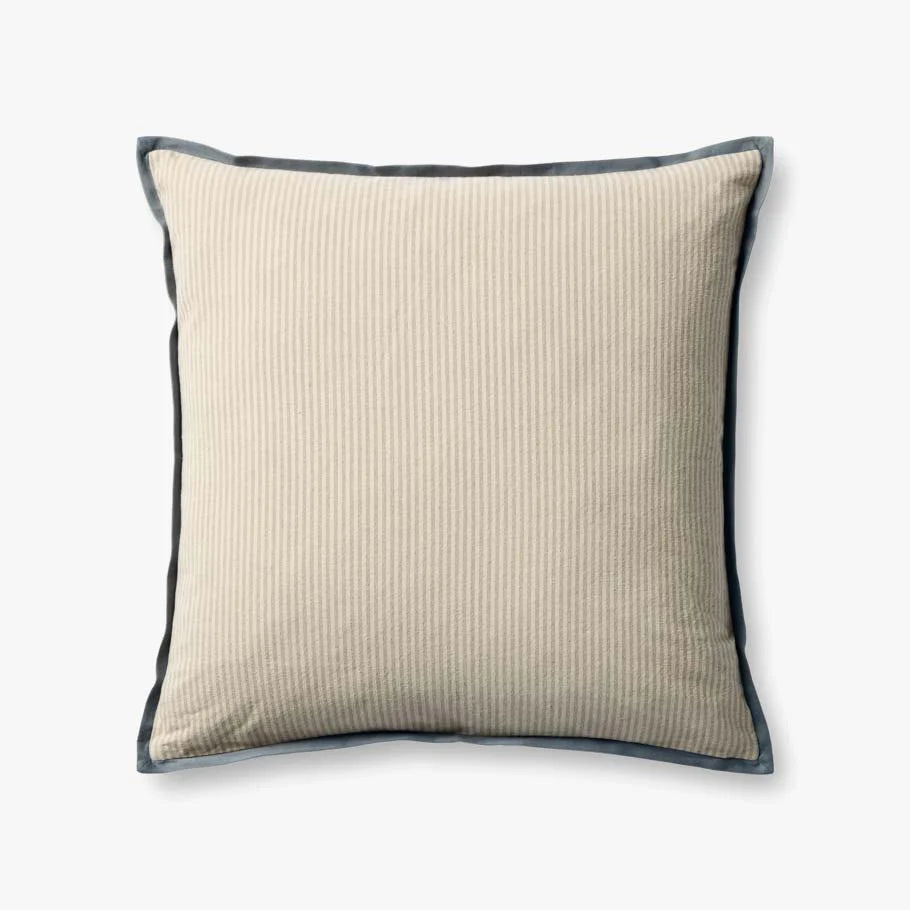 Natural / Blue JB X Pillow