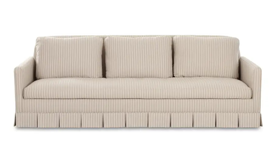 Pierce Sofa Beige Stripe