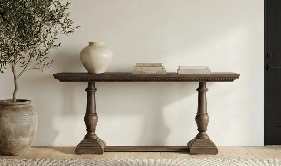 Emery Console Table Brown