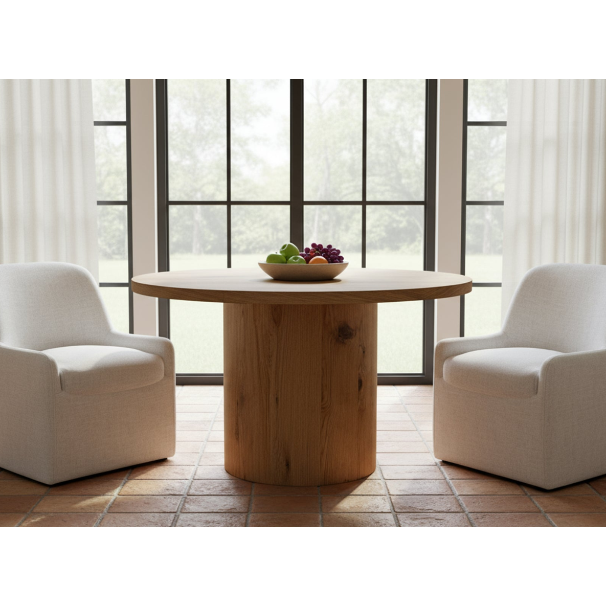 Silas Dining Table Rustic Oak