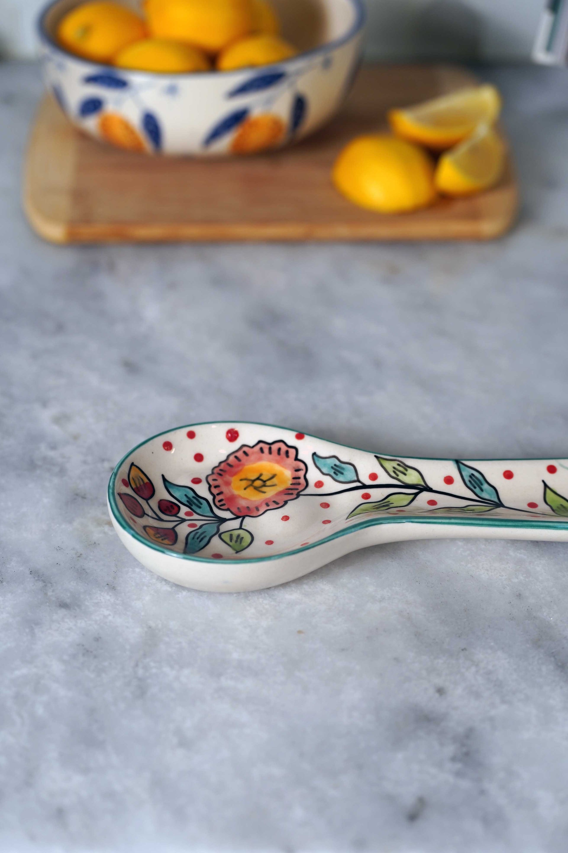 Poppy Petals Spoon Rest