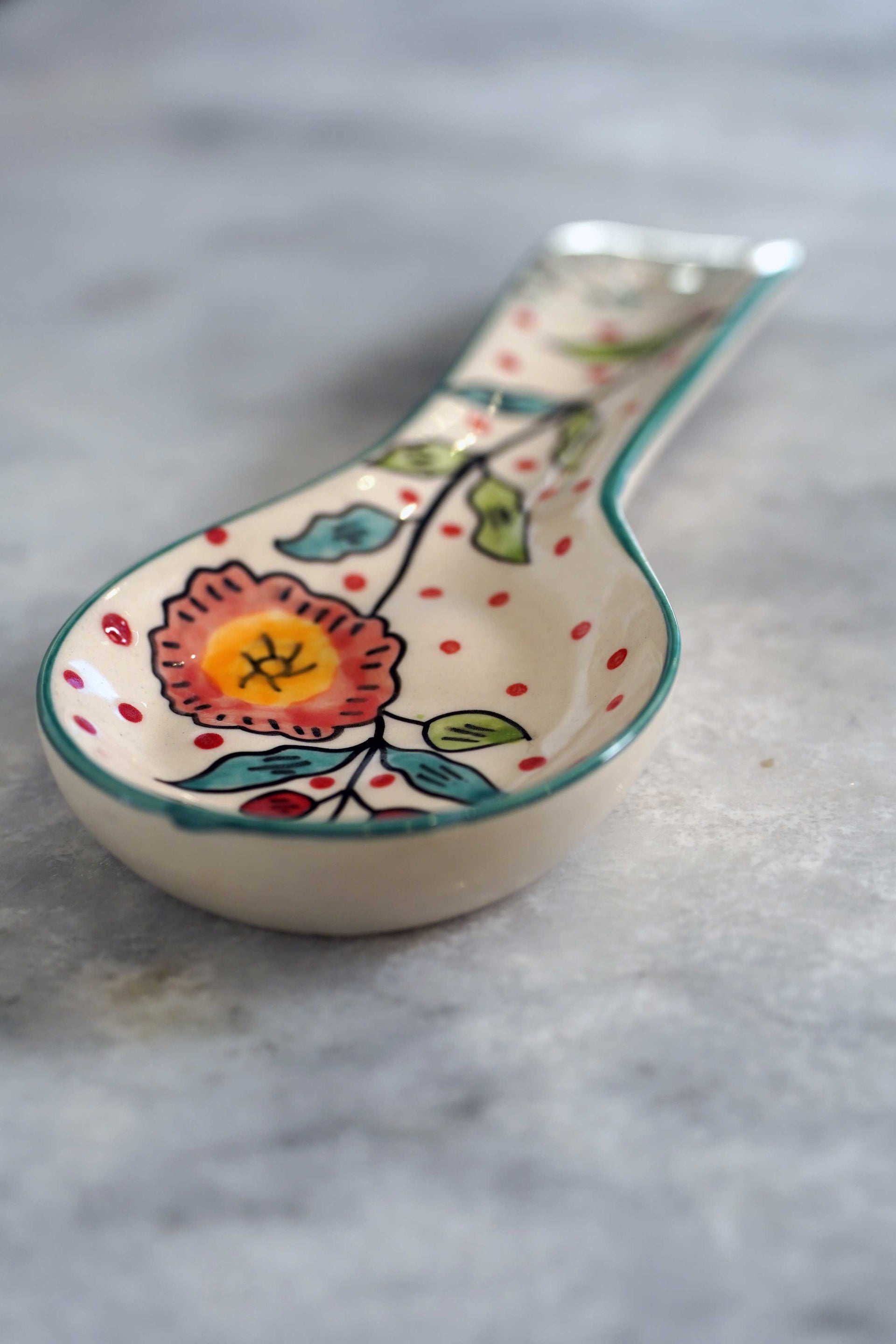 Poppy Petals Spoon Rest